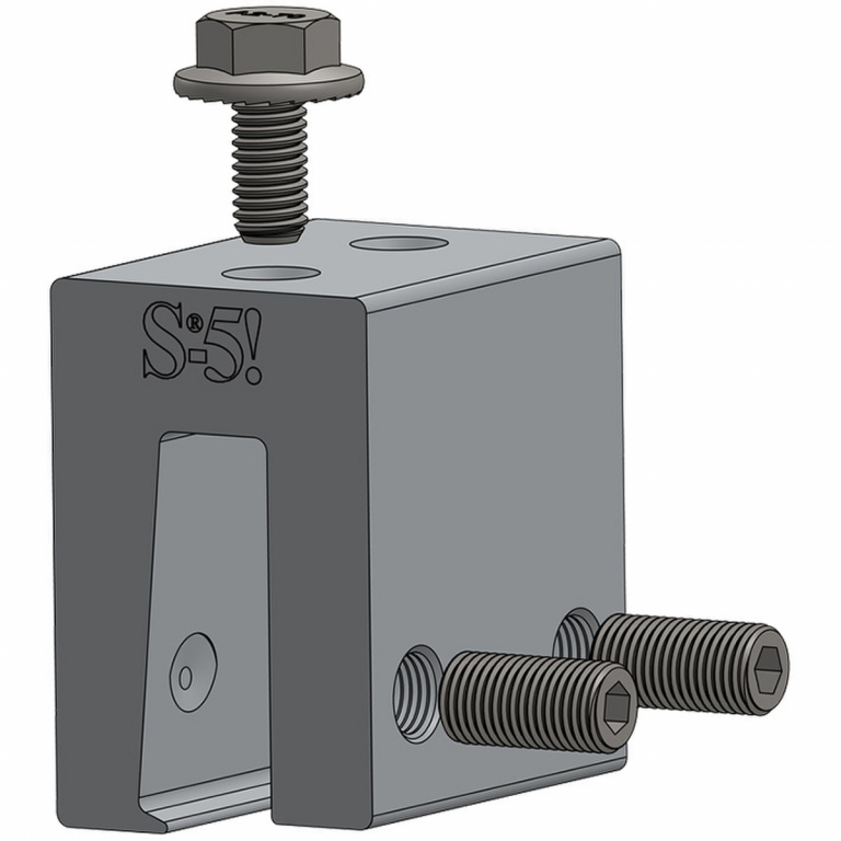 S-5-N 1.5 clamp 1.5" nail strip profiles